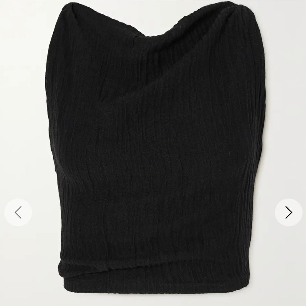 726 Nwt Faithfull The Brand Dione Top Black Size Us 2  Xs